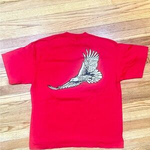 Single Stitch Vintage 1990s Winston Red Eagle Graphic Men's Shirt Made in USA